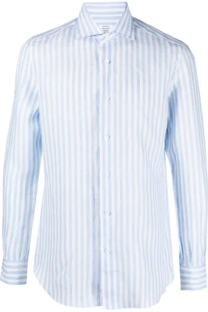 MAZZARELLI Striped long-sleeve shirt