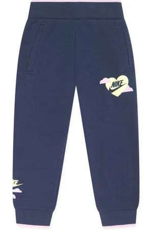 Nike Swoosh logo-print track pants