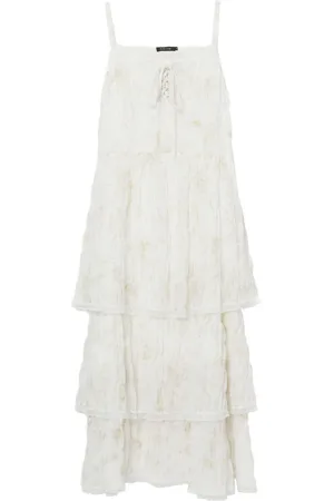 tout a coup Floral-print layered midi dress