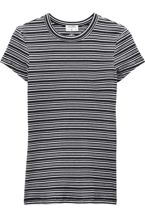 Filippa K Striped fine-rib organic-cotton T-shirt