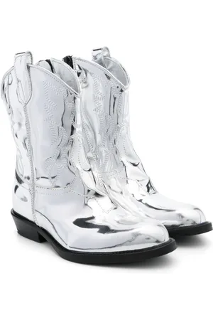 GALLUCCI Texan foiled boots
