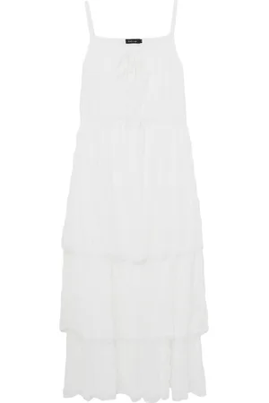 tout a coup Layered-skirt midi dress