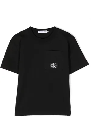 Calvin Klein Logo-badge cotton T-shirt