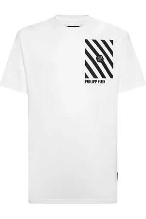 Philipp Plein Striped cotton T-shirt