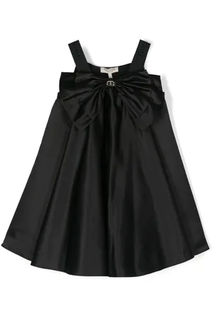 Twin-Set Logo-plaque flared dress