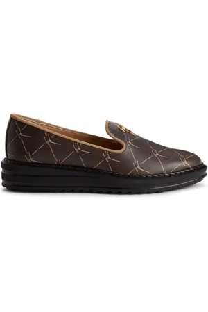 Giuseppe Zanotti Tim logo-embossed leather loafers