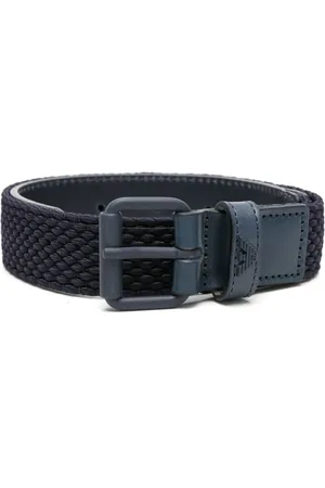 Emporio Armani Buckle-fastening woven belt