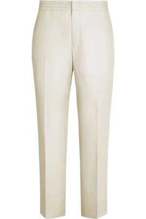 Ermenegildo Zegna Oasi tapered-leg linen trousers