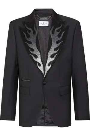 Philipp Plein Flame single-breasted blazer