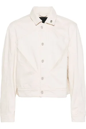 HELIOT EMIL Equisetum cut-out detail denim jacket