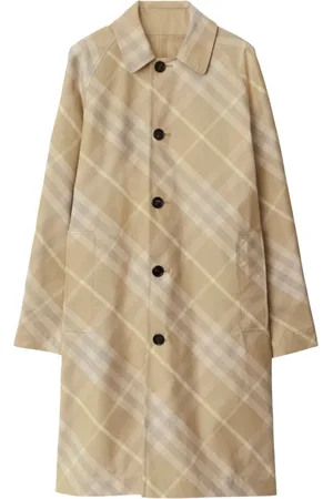 Burberry Car reversible check-print coat