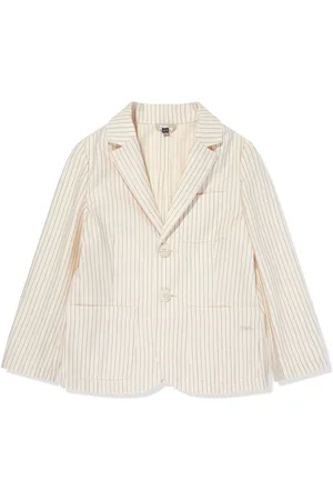 Emporio Armani Striped single-breasted blazer