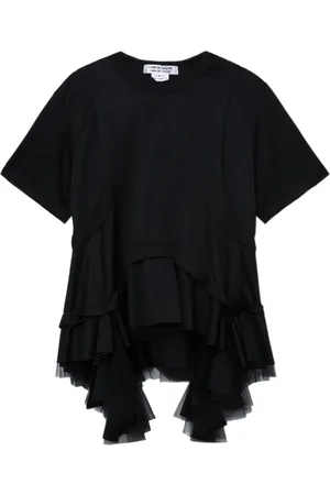 Comme des Garçons Asymmetric ruffled T-shirt