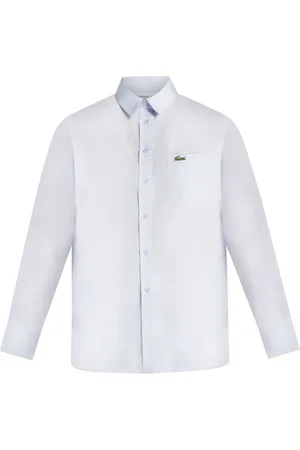 Lacoste Logo-appliqué cotton shirt