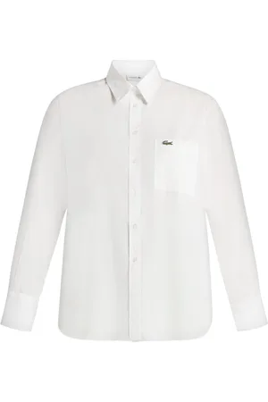 Lacoste Logo-appliqué cotton shirt