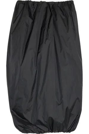 AMOMENTO Elasticated-trim shirring top