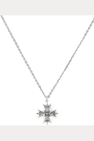 EMANUELE BICOCCHI Crest sterling- necklace