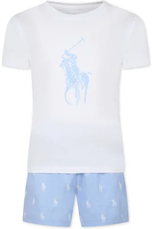 Ralph Lauren Polo Pony-print cotton pyjama set