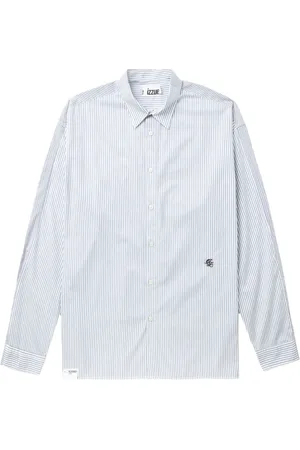 Izzue Striped cotton shirt