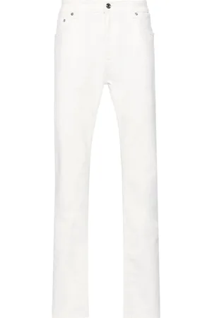 Etro Pattern-jacquard straight-leg jeans