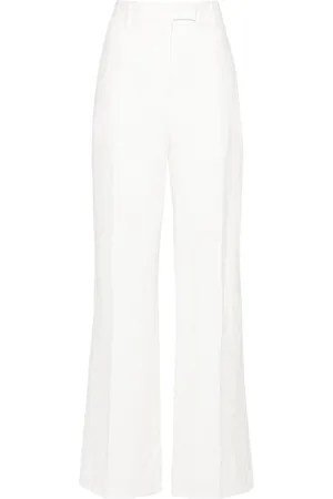 Salvatore Ferragamo Chambray straight trousers