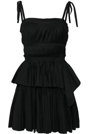 ULLA JOHNSON Bailey pleated minidress