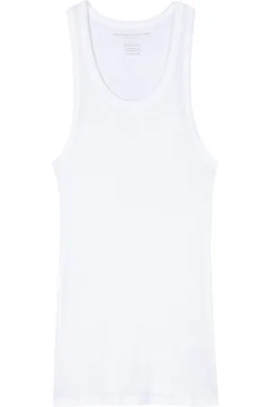 Majestic Semi-sheer fine ribbed tank top