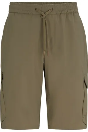 HUGO BOSS Urbanex logo-patch shorts