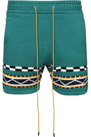 Rhude Bateau intarsia-knit shorts