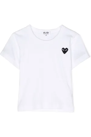 Comme des Garçons Logo-embroidered cotton T-shirt
