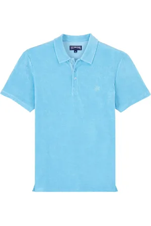 Vilebrequin Logo-embroidered organic cotton polo shirt