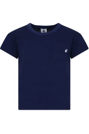 Petit Bateau Logo-embroidered cotton T-shirt