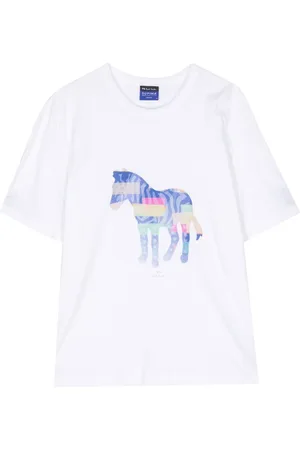 Paul Smith Zebra-print cotton T-shirt