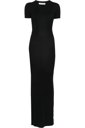 Ludovic De Saint Sernin Logo-embroidered maxi dress