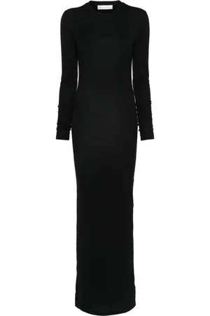 Ludovic De Saint Sernin Logo-embroidered maxi dress