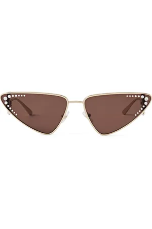 Jimmy Choo Kristal geometric-frame sunglasses
