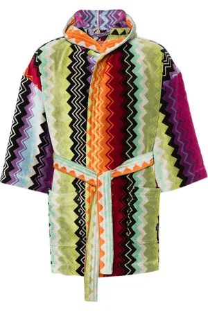 Missoni Zigzag cotton bath robe