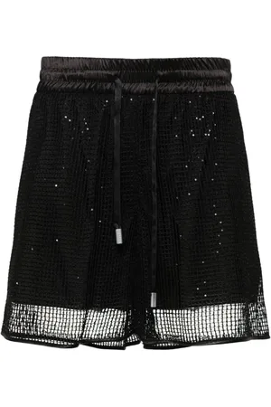 PESERICO SIGN Sequin-embellished shorts