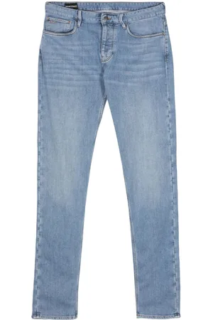 Emporio Armani Low-rise slim-fit jeans