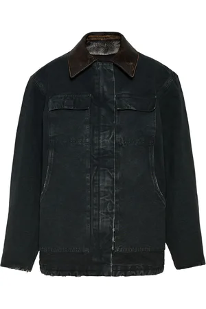 Prada Triangle-logo canvas jacket