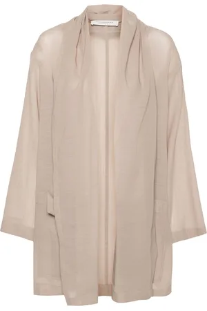 Serafini Open-front fluid coat