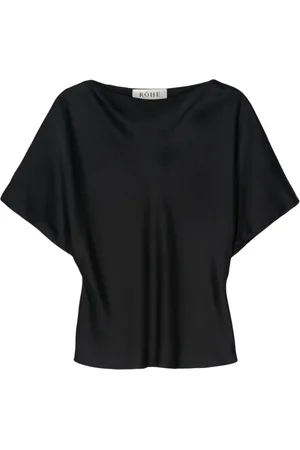 Rohe Boat-neck satin blouse