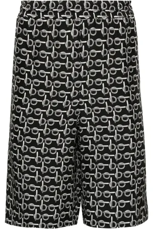 Burberry B elasticated-waistband silk shorts