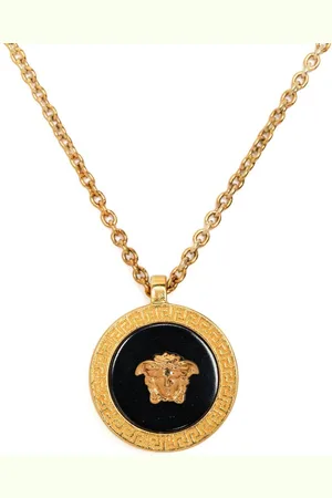 VERSACE Medusa enamel necklace