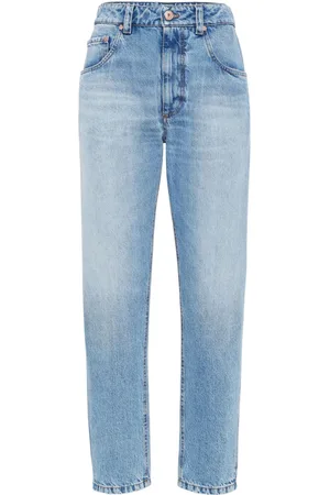 Brunello Cucinelli Distressed-effect denim jeans