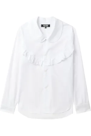 Comme des Garçons Ruffle-trimmed cotton shirt