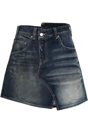 JNBY Asymmetric-design cotton skirt