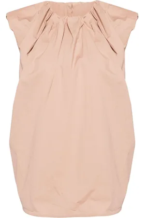 JNBY Frilled-neck cotton T-shirt