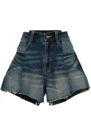 JNBY Logo-patch cotton shorts