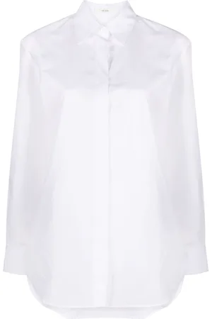The Row Pointed-collar long-sleeve shirt
